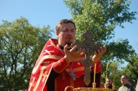 Духовник Ростовского казачьего союза совершил молебен на открытии VIII национальных казачьих игр Шермиций.