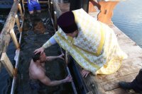 В праздник Крещения Господня состоялись традиционные купания на туристической базе «Казачий дозор».