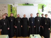 Совещание клириков Центрального благочиния по вопросам религиозного образования.
