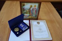 22 августа 2015 года Награждение настоятеля Благовещенского греческого храма протоиерей Геннадия Макаренко