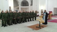 13 декабря 2015 года Благовещенский греческий храм посетили служащие Воинской части