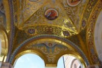 5 августа 2016 года окончены отделочные работы Центрального входа в Благовещенском греческом храме г. Ростова-на-Дону