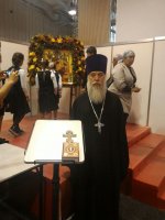 Икона Благовещенского греческого храма стала главной святыней выставки "Православная Русь" г. Иркутск