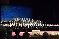 10 ноября 2017 года Представители Центрального благочиния, а также православная молодежь дона приняли участие в итоговом пленарном заседание XXII Дмитриевских образовательных чтений которые состоялись в ростовском музыкальном театре.
