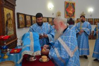 28 августа 2018 года в праздник Успения Пресвятой Богородицы, в Благовещенском греческом храме состоялась Божественная Литургия.