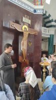 Учащиеся 49-й общеобразовательной школы г. Ростова в рамках изучения Основ православной культуры посетили Благовещенский греческий храм. 
